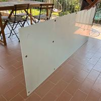 Vetro temperato satinato 2.02 m x 70cm  spesso 9mm