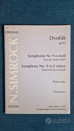 Dvorak Op. 95 Spartito Pianoforte