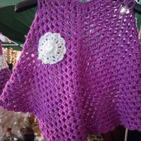 mantellina bimba fatta a mano