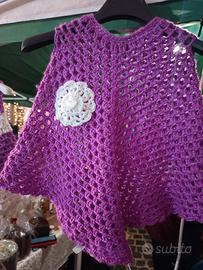 mantellina bimba fatta a mano