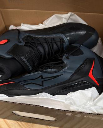 Scarpe moto Alpinestars FASTER-4 SHOES black gray