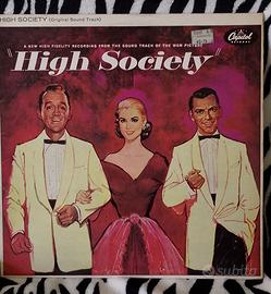 vinile high society, edizione inglese, 1956, EX