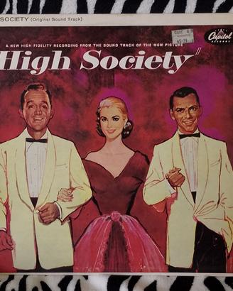 vinile high society, edizione inglese, 1956, EX