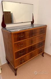 Comò Vintage anni '40/'50 in legno