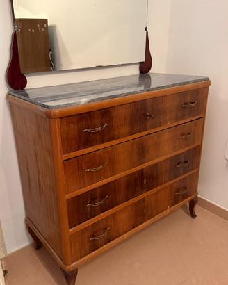 Comò Vintage anni '40/'50 in legno