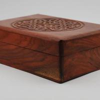 Cofanetto Portagioie design legno Scatola Vintage