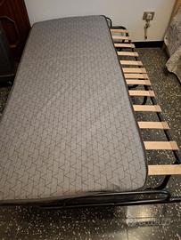 Rete letto pieghevole con materasso