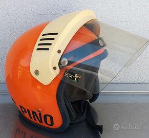 Casco vintage AGV anni 70 pilota auto competizione