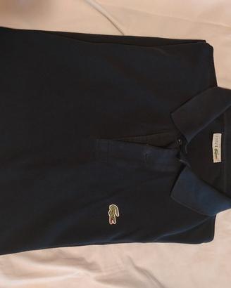 polo lacoste blu manica Corta taglia M (4)