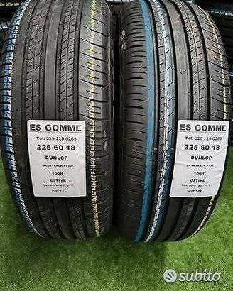 2 gomme 225 60 18 DUNLOP RIF931