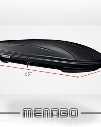 Siluro Box tetto auto Menabo Marathon Dark 400 L