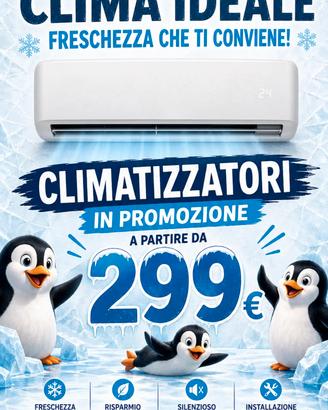 climatizzatori condizionatore inverter A++ nuovi