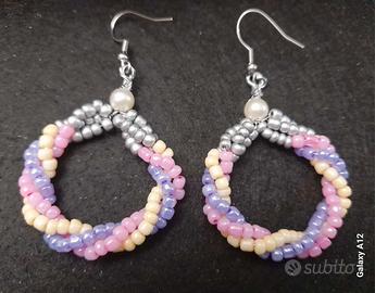 ORECCHINI "ARCOBALENO" VETRO