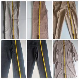 5 pantaloni e 1 maglia donna.