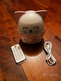 Luce notturna con proiettore