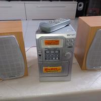 Stereo Micro Hifi Thomson CS 100 Radio CD Cassetta