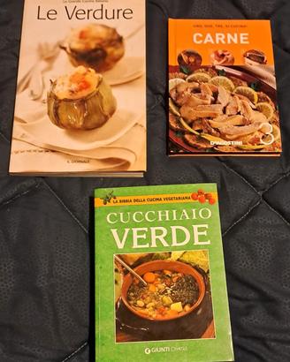 Libri ricette cucina carne verdure cucchiaio verde