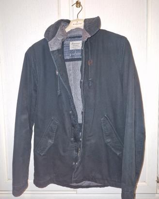 Giacca parka Individual uomo blu scuro/nero