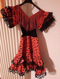 Costume di carnevale 6A spagnola/flamenco 