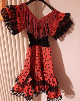 Costume di carnevale 6A spagnola/flamenco 