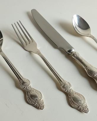 Servizio 24 posate vintage URSS placcato argento