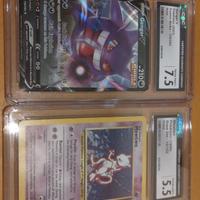 Carte Pokemon gradate Mewtwo set base Gengar V