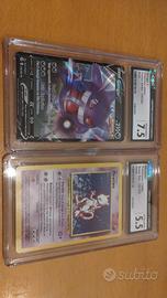 Carte Pokemon gradate Mewtwo set base Gengar V