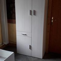 Armadio scarpiera bagno 2 ante