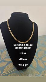 Collana oro 18kt