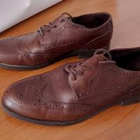 scarpe classiche uomo vera pelle n.42 robuste