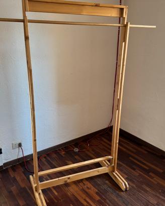 Stand appendiabiti in legno laccato