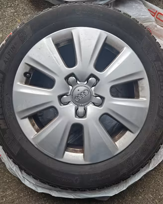CERCHI IN LEGA AUDI CON GOMME INVERNALI