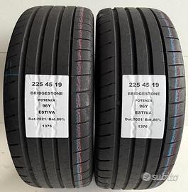 2 gomme 225 45 19 bridgestone a1376