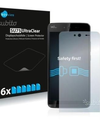 6 Proteggi schermo pellicola per Wiko Rainbow Jam
