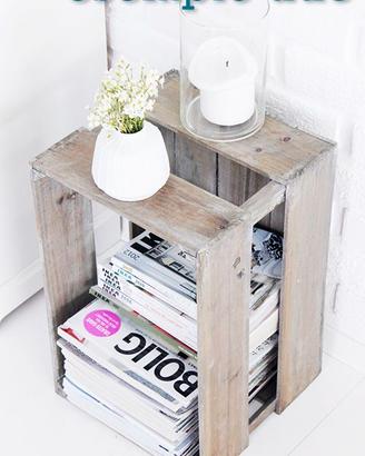 CASSETTE LEGNO SHABBY CHIC