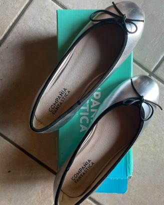 Ballerine argentate