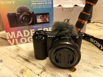 Vlogging-Camera ZV-E10L + SELP 1650 obiet. 16-50mm