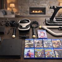 PlayStation 4 Slim + VR + 3 joystick + 11 giochi