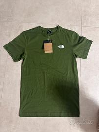 T-shirt The north face XS verde militare nuova