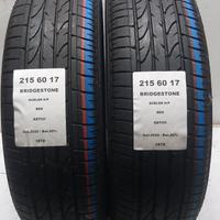 2 GOMME 215 60 17 BRIDGESTONE A1878