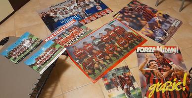 cartoline, poster, videocassetta WHS A.C. Milan