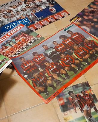 cartoline, poster, videocassetta WHS A.C. Milan