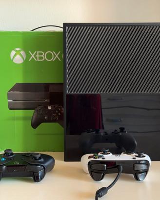 Bundle Xbox One + Scatola + 2 Controller+ Cavi