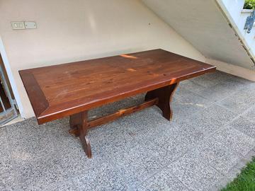 Tavolo in legno massello 2,25x1mt