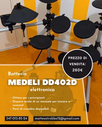 Batteria elettrica marca Medeli