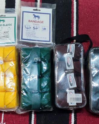 FASCE DA LAVORO ELASTICHE EQUITAZIONE 4PZ