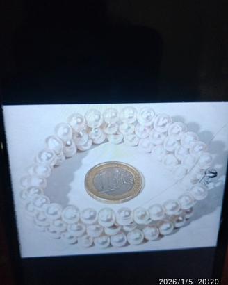 collana di perle naturali 