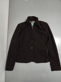 Giacca Blazer Guess By Marciano Marrone Sfiancata 