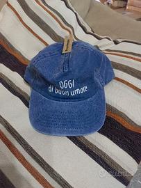 Cappellino Kinder in denim – originale, nuovo