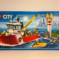 LEGO City 60109 Fire Boat-Retired Set, Never Built